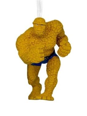 Hallmark Christmas Ornament The Thing Yellow Action Figure Toy - Kids Superhero